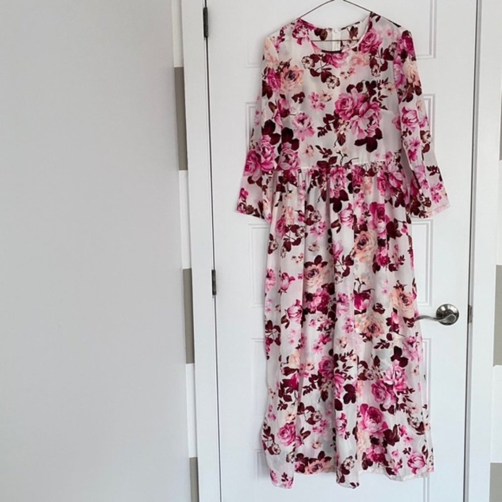 Long Sleeve Floral Maxi Dress